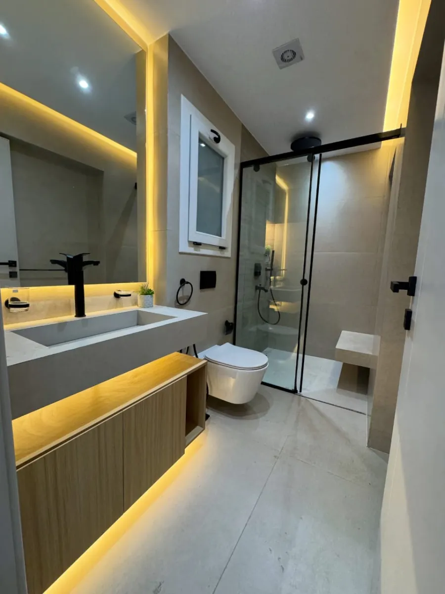 Modern bathrooms